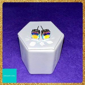 Imperial AB Crystal Studs by Origami Owl NIB